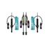 Dobinsons MRR 3-Way Adjustable 2-3.5 inch Lift Kit for 4Runner (10-24) - Black/Teal